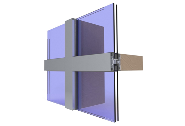 CGA75 – 75mm captive glazing adaptor