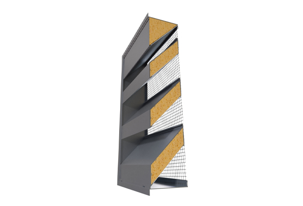 ALV212 – Single stage acoustic louvre